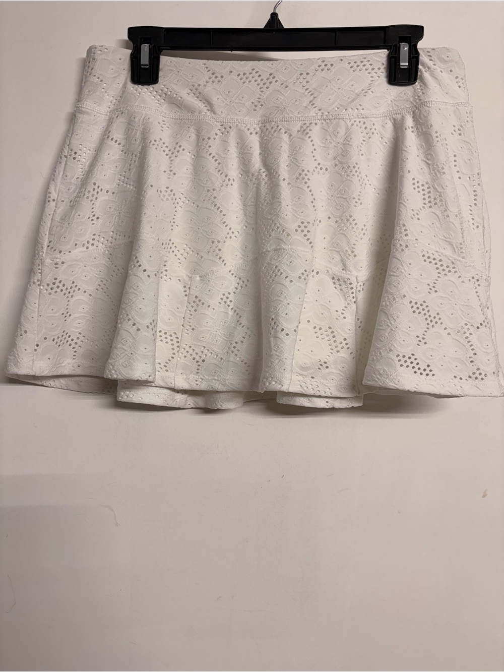 Lilly Pulitzer White Eyelet Circle Skirt
